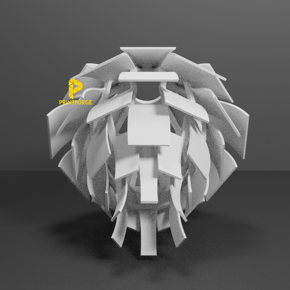 Antichoke lamp printforge